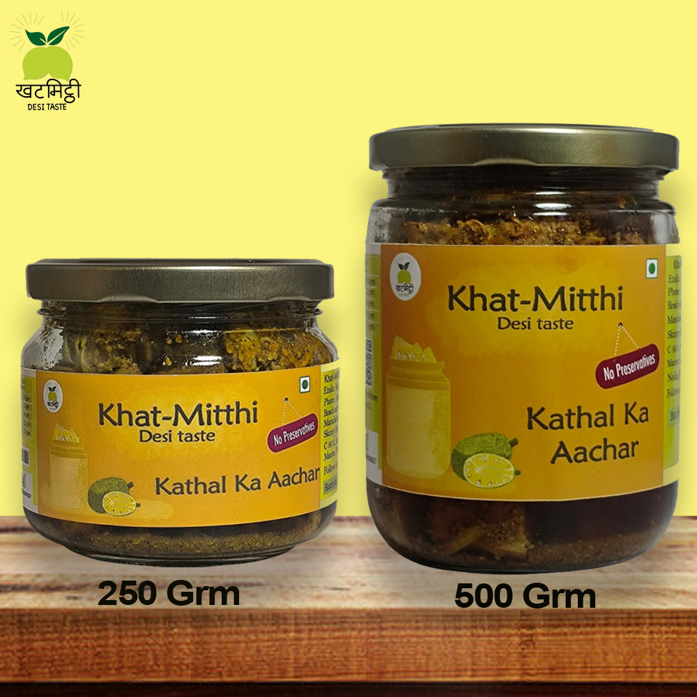 Jackfruit Pickle | Kathal Ka Aachar | Jackfruit Pickle Natural | Traditional Homemade with less oil and no added preservative or chemicals |