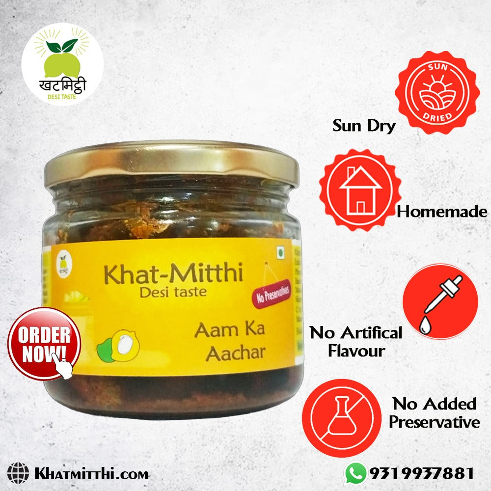 Jar of Khat-Mithi Aam Ka Aachar 