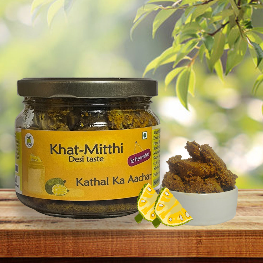 Khat Mitthi Kathal ka Aachar