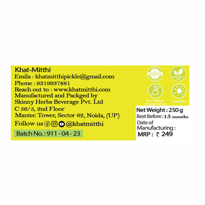 Jackfruit Pickle | Kathal Ka Aachar | Jackfruit Pickle Natural | Traditional Homemade with less oil and no added preservative or chemicals |