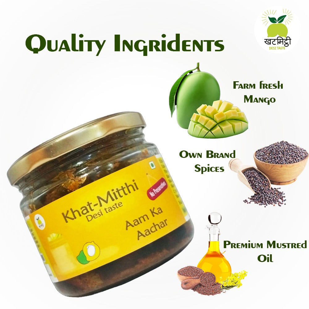 Jar of Khat-Mithi aam ka aachar