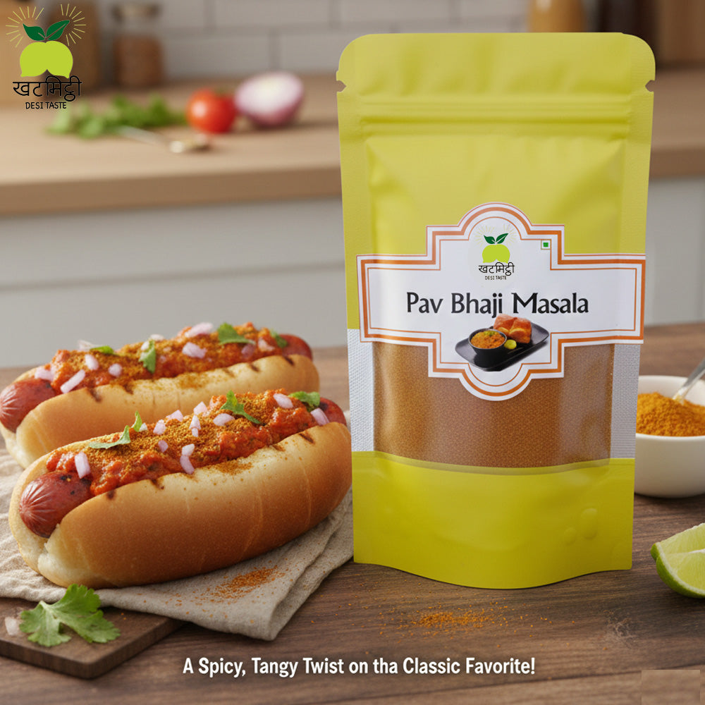 Fresh Homemade Pav Bhaji Masala – Get the Authentic Mumbai Street Taste at Home
