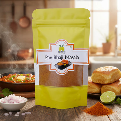 Fresh Homemade Pav Bhaji Masala – Get the Authentic Mumbai Street Taste at Home